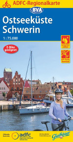 Fahrradkarte ADFC Schwerin Ostseeküste 2020 Regionalkarte